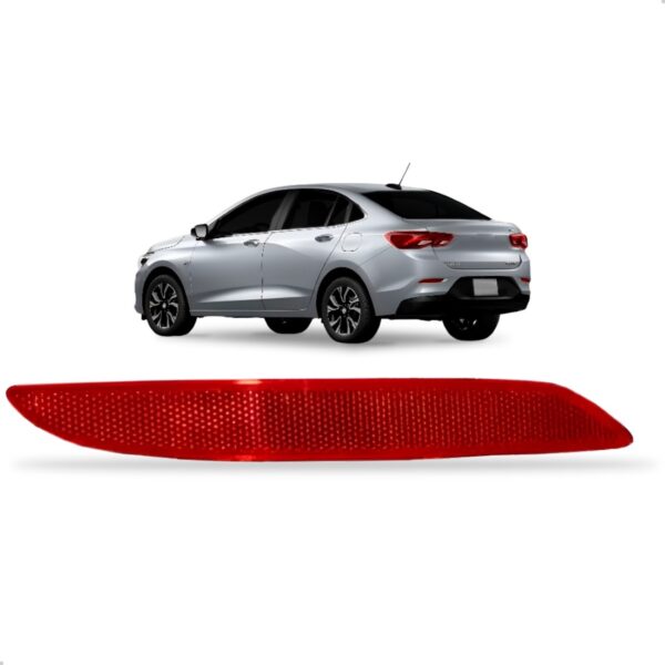 Refletor Parachoque Traseiro Onix Sedan 2020 Até 2025 Lado Direito