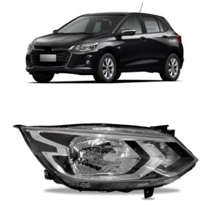 Farol Para Chevrolet Onix 2020 21 22 2023 Eletrico 1ª Linha Direito/passageiro
