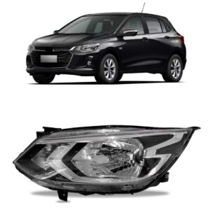 Farol Para Chevrolet Onix 2020 21 22 2023 Eletrico 1ª Linha Esquerdo/motorista