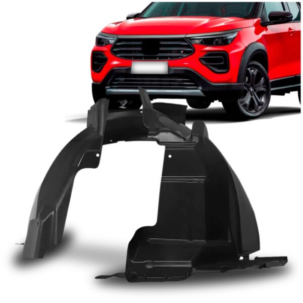Protetor Caixa De Roda Dianteiro Fiat Pulse 2021 2022 2023 Lado Esquerdo