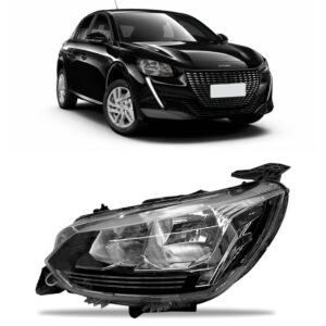 Farol Peugeot 208 Allure Active E Like 20 21 22 23 1ª Linha - Esquerdo/motorista