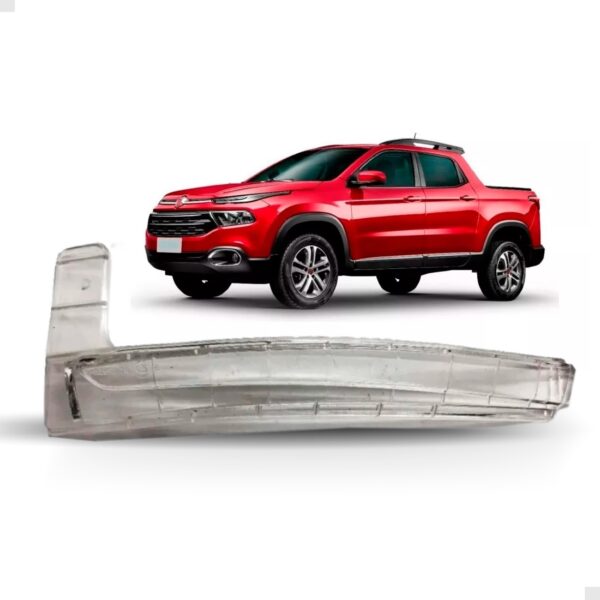 Lente Pisca Retrovisor Toro 2016 17 18 19 20 2021 Lado Esquerdo