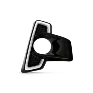 Moldura Milha Hilux Cs Chassi 2018 2019 2020 Black Piano Lado Direito