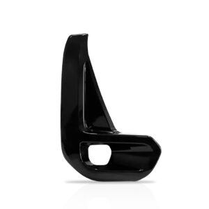 Moldura Milha Hilux Pick-up 2021 A 2023 Black Piano C/furo  Preto Direito/passageiro