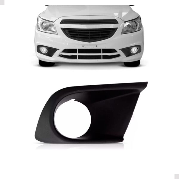 Moldura Milha Onix 2017 2018 2019 Com Furo Lado Direito