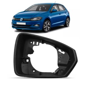 Aro Retrovisor Polo E Virtus 2017 A 2021 Sem Furo Sinaleira Lado Direito