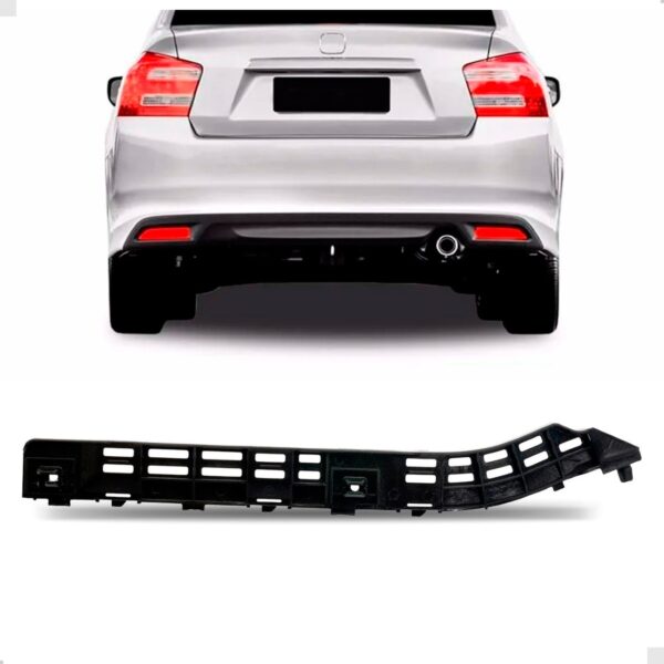 Suporte Guia Parachoque Traseiro Para Honda City 2013 2014 Lado Direito