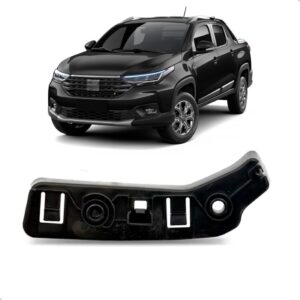 Guia Parachoque Dianteiro Para Fiat Strada 2020 2021 A 2023 Lado Esquerdo