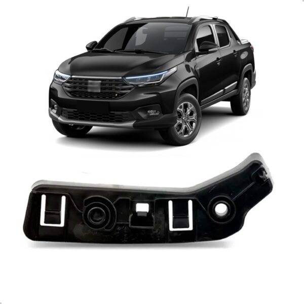 Guia Parachoque Dianteiro Para Fiat Strada 2020 2021 A 2023 Lado Esquerdo