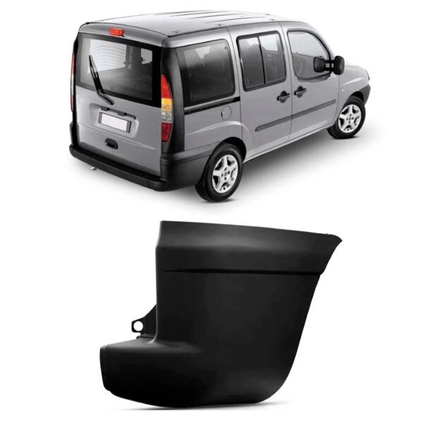 Ponteira Parachoque Traseiro Doblo Ex Elx Hlx  2001 A 2009 Lado Esquerdo