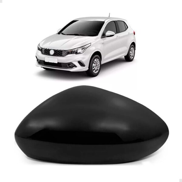 Capa Retrovisor Para Fiat Argo 2017 A 2023 Sem Furo Pisca Lado Esquerdo