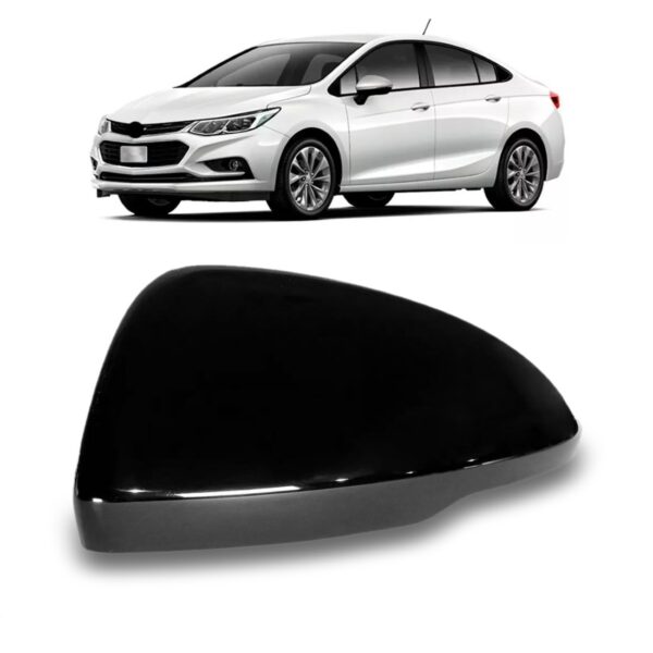Capa Retrovisor Cruze Lt Ltz 2017 A 2024 Com Furo Pisca Lado Esquerdo