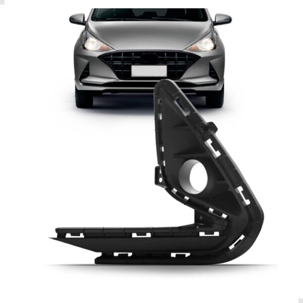 Moldura Milha Hb20 2020 2021 Com Furo Lado Esquerdo