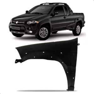 Paralama Strada Adventure 2009 A 2014 Com Furo Moldura Lado Esquerdo