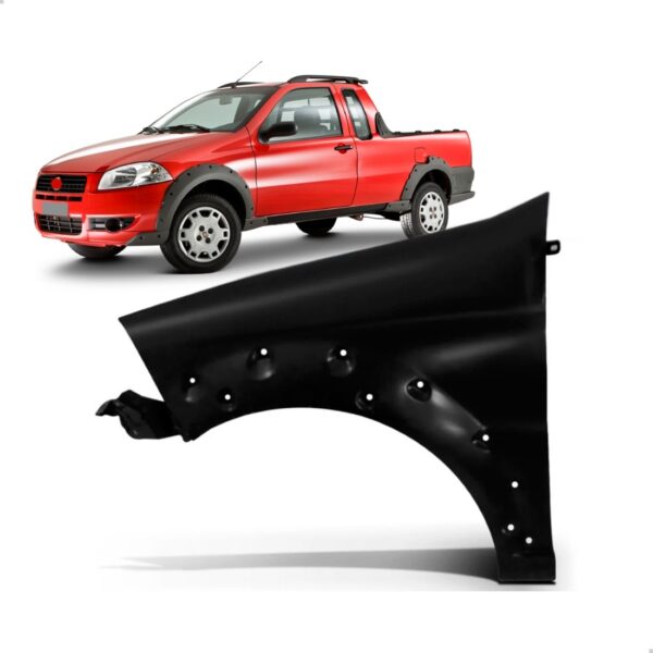 Paralama Para Fiat Strada Working 2009 A 2014 Lado Esquerdo