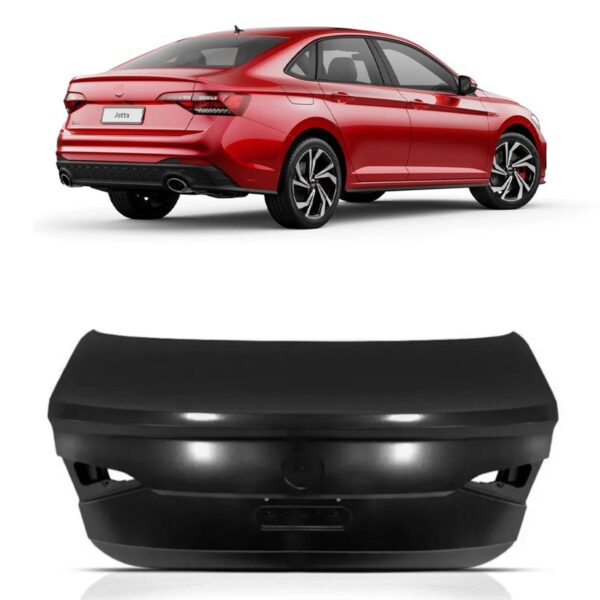 Tampa Porta Malas Vw Jetta 2019 A 2022 Preto