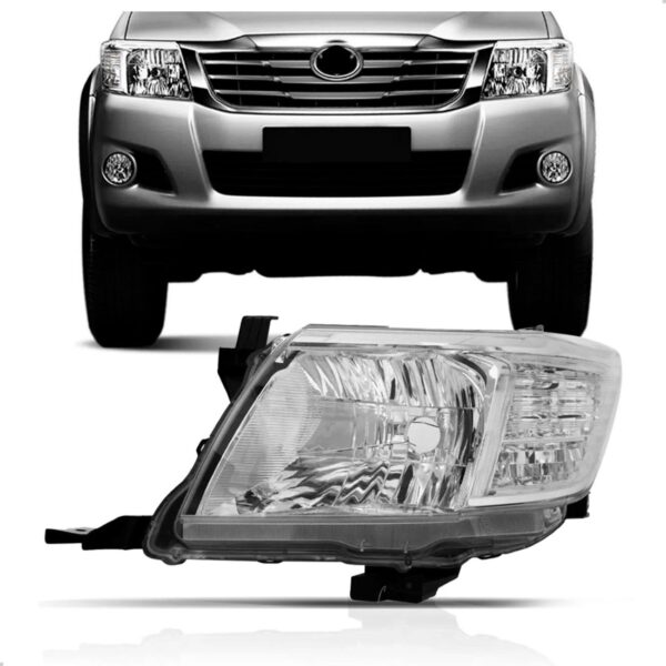 Farol Para Toyota Hilux 12 13 14 15 Pick-up Manual 1ª Linha Esquerdo/motorista