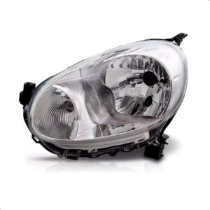 Farol Para Nissan March 11 2012 2013 Cromado Manual 1ª Linha - Esquerdo/motorista