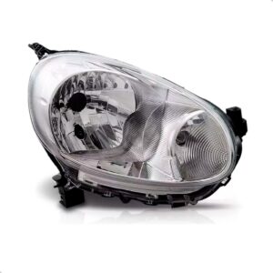 Farol Para Nissan March 11 2012 2013 Cromado Manual 1ª Linha Direito/passageiro