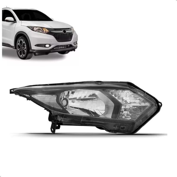 Farol Hrv 15 16 17 2018 Eletrico Com Motor Sem Led 1ª Linha Direito/passageiro
