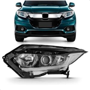 Farol Para Honda Hrv 2019 2020 2021 Com Led Com Motor Lado Esquerdo