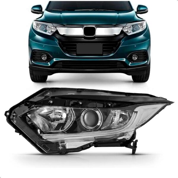 Farol Para Honda Hrv 2019 2020 2021 Com Led Com Motor Lado Esquerdo