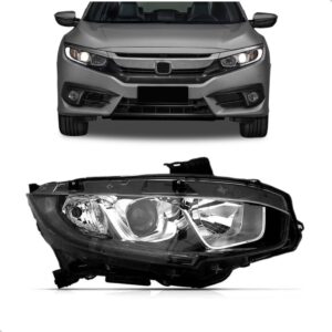 Farol Civic 2017 18 19 20 2021 Manual Com Projetor Com Led Lado Direito