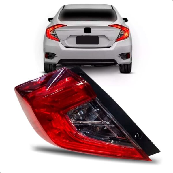 Lanterna Traseira Civic 2017 2018 2019 2020 2021 Com Led Lado Esquerdo