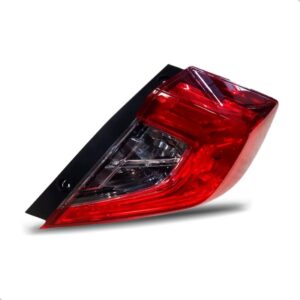 Lanterna Traseira Civic 17 18 19 2020 2021 Com Led 1ª Linha Direito Vermelho
