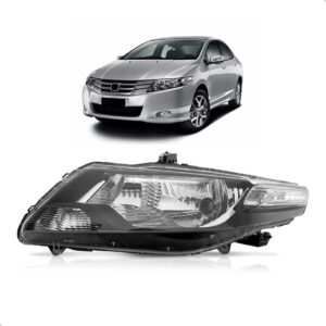 Farol City 09 10 11 2012 13 2014 Elétrico Com Motor 1ª Linha Esquerdo/motorista