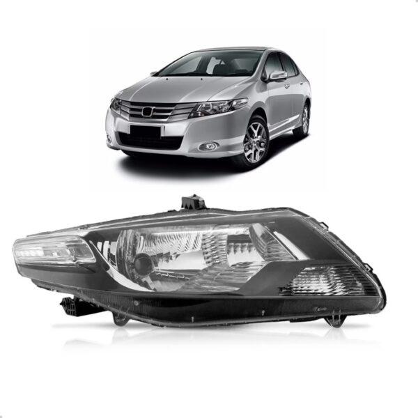 Farol City 09 10 11 2012 13 2014 Elétrico Com Motor 1ª Linha Direito/passageiro