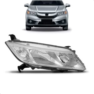 Farol Para Honda City 2014 15 16 17 Cromado Manual 1ª Linha Direito/passageiro