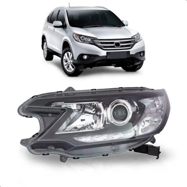 Farol Crv 2012 2013 2014 2015 Eletrico Com Motor C/ Projetor Lado Esquerdo