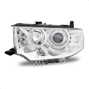 Farol Para Mitsubishi L200 2013 2014 2015 Cromado 1ª Linha Esquerdo/motorista