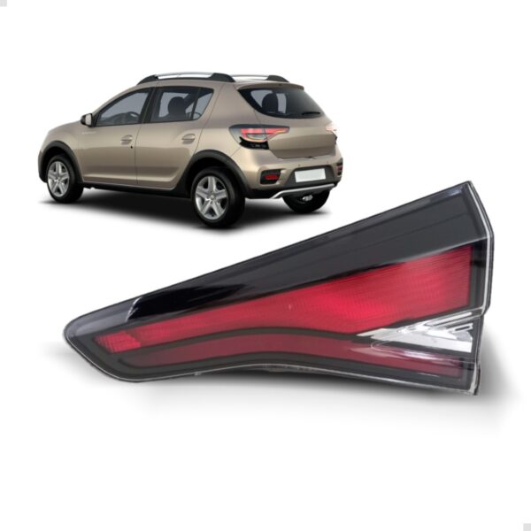 Lanterna Traseira Sandero Stepway 2020 A 2024 Mala Fume Led Lado Direito
