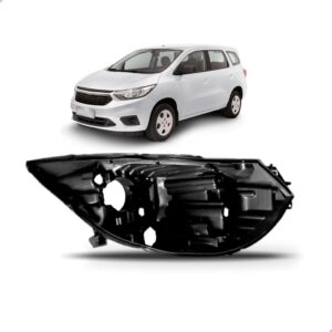 Carcaça Farol Spin 2019 2020 2021 2022 2023 2024 Lado Direito