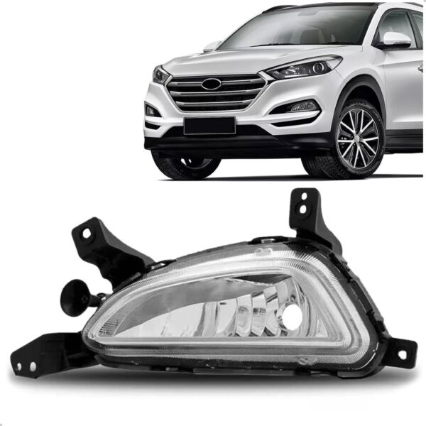Farol Milha Auxiliar Tucson 17 18 19 2020 2021 2022 1ª Linha Esquerdo Motorista