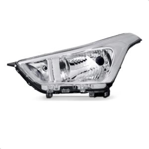 Farol Creta 2017 Até 2021 Cromado Manual 1ª Linha - Esquerdo/motorista