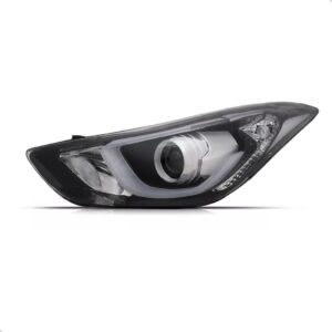 Farol Elantra 14 15 2016 Manual Com Projetor C/ Led 1a Linha - Esquerdo/motorista