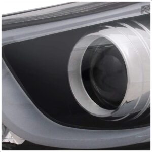 Farol Elantra 14 15 2016 Manual Com Projetor C/ Led 1a Linha - Esquerdo/motorista