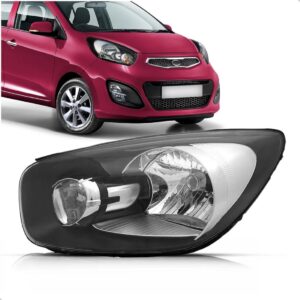 Farol Picanto 2012 2013 2014 2015 2016 2017 Manual 1ª Linha - Esquerdo/motorista