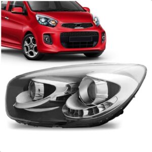 Farol Picanto 12 A 17 Eletrico Com Led Com Projetor 1ª Linha Esquerdo/motorista