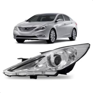 Farol Sonata 2011 2012 2013 2014 Eletrico Sem Xenon Lado Esquerdo