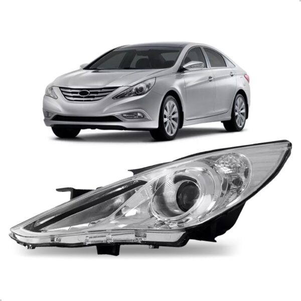 Farol Sonata 2011 2012 2013 2014 Eletrico Sem Xenon Lado Esquerdo