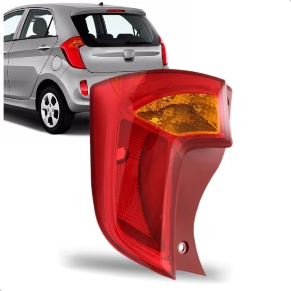 Lanterna Picanto 2012 2013 2014 2015 2016 Pisca Ambar S/ Led Lado Esquerdo
