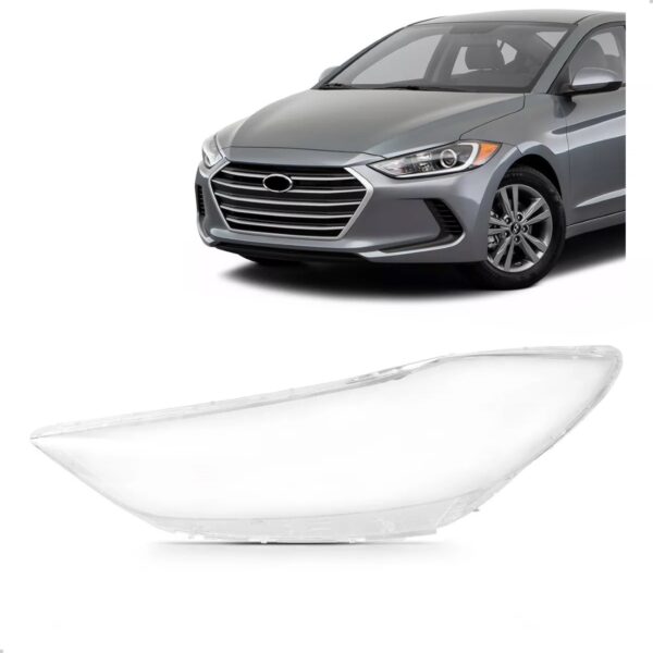 Lente Farol Para Hyundai Elantra 2017 2018 Lado Esquerdo
