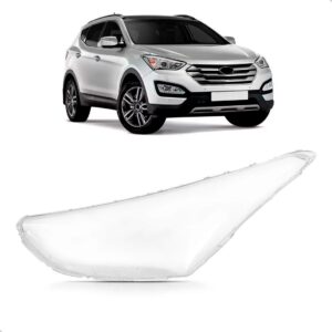 Lente Farol Para Hyundai Santa Fe 2014 2015 2016 Lado Esquerdo