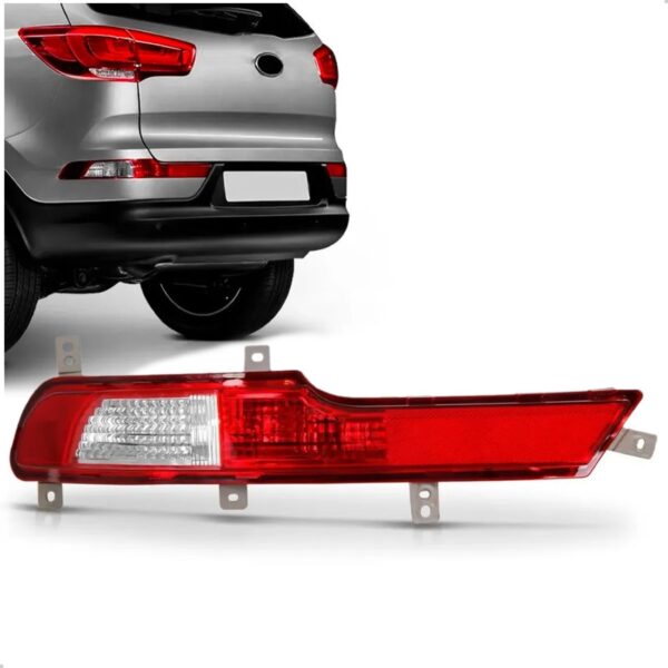 Sinaleira Parachoque Traseiro Sportage 2011 12 13 14 15 2016 Lado Esquerdo