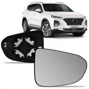 Lente Retrovisor Para Hyundai Santa Fe 2019 2020 2021 2022 Lado Esquerdo