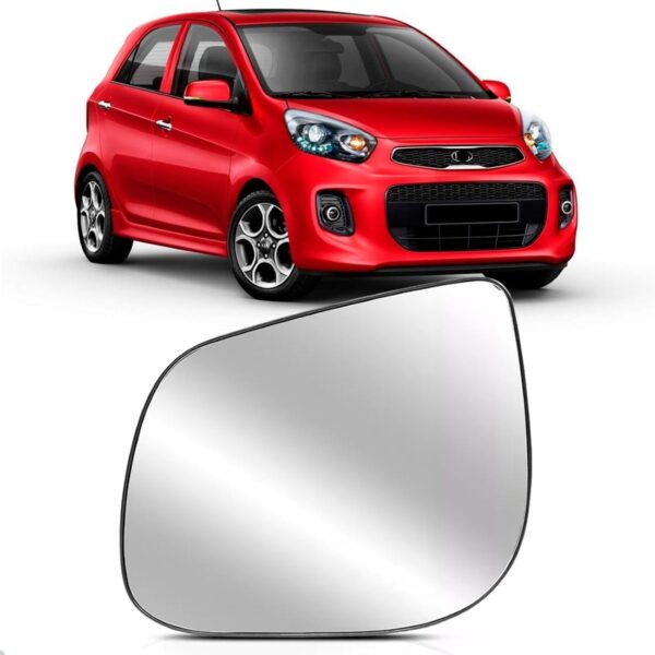 Lente Retrovisor Para Kia Picanto 2012 Até 2015 Lado Direito